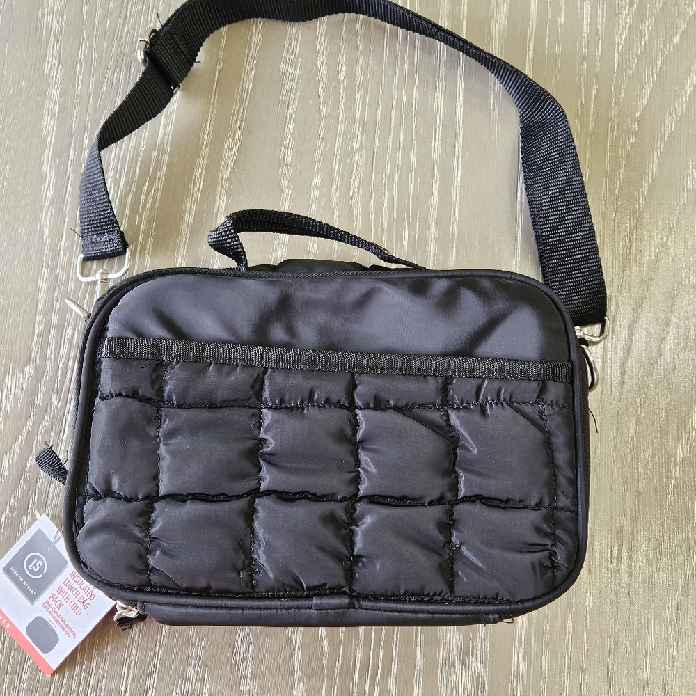 Insulated Lunch Bag With Cold Pack Live In Style NWT